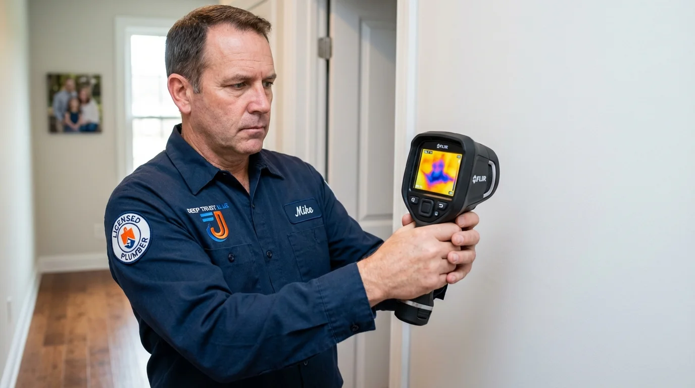 Thermal imaging leak detection by Johns Plumbing LLC in Gulf Shores
